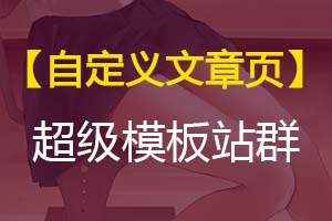 超级模板站群如何自定义模板标签？